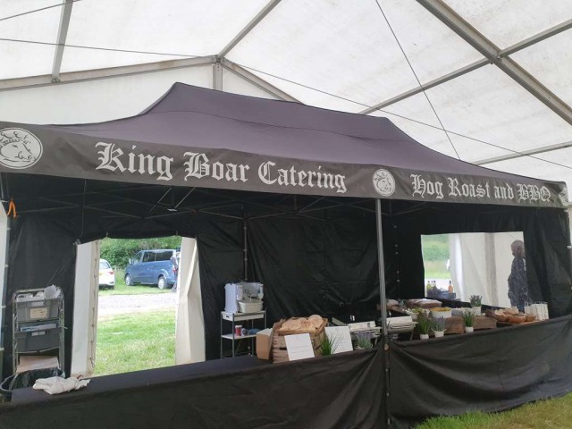 Kingboar Catering Tent.